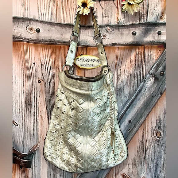 COACH THOMPSON Woven Metallic Juliette XL Bag # 11980 - Picture 2 of 13